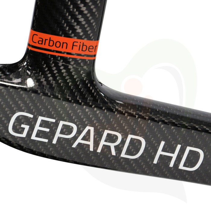 Rollator Mobilex Gepard HD Carbon - tot 200 kg - Ultra lichtgewicht
