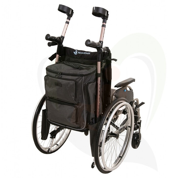 Splash Torba Luxe rolstoel & scootmobieltas - grijs/zwart