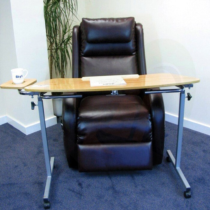 Stoelleestafel voor sta-op stoel - extra breed en in hoogte verstelbaar