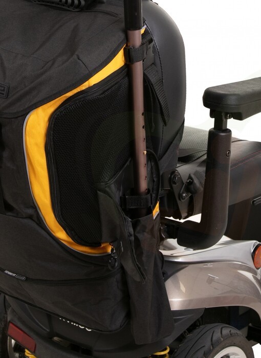 Splash Torba Luxe rolstoel & scootmobieltas - zwart/geel