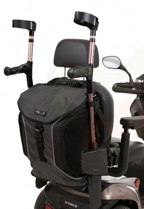 Splash Torba Luxe rolstoel & scootmobieltas - grijs/zwart
