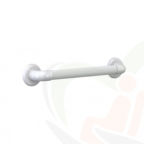 Kunststof wandbeugel wit met extra grip - 45 cm
