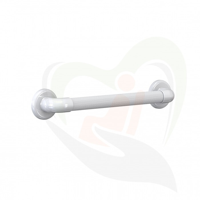 Kunststof wandbeugel wit met extra grip - 45 cm