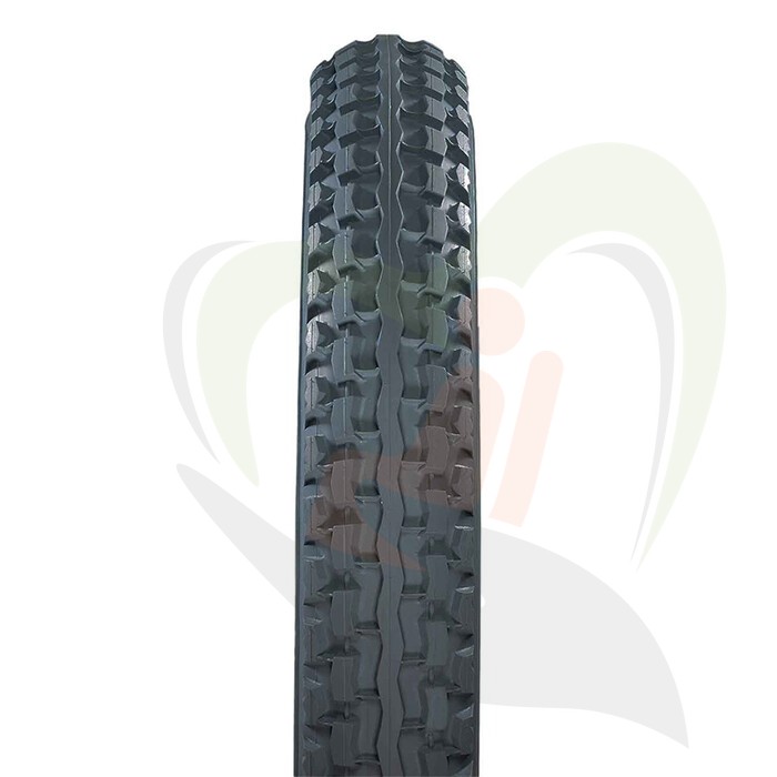 Scootmobiel anti-lek buitenband 12 inch - 12 1/2x2 1/4 (62-203) zwart - blokprofiel HD Non-marking