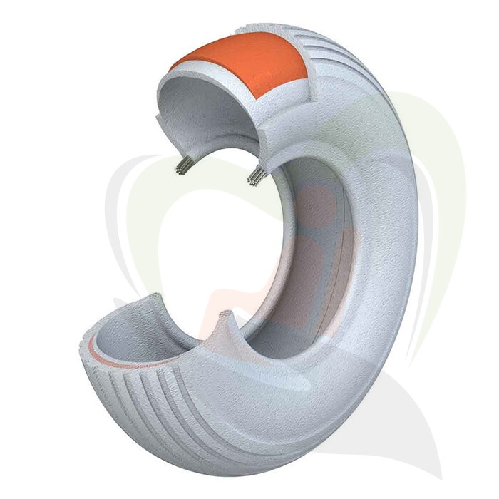 Scootmobiel buitenband anti-lek 4.00-5 (330x100) IMPAC grijs