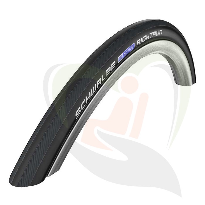 Rolstoel anti-lek buitenband Schwalbe 22 inch - 22x1 (25-489) zwart - 6-10 bar