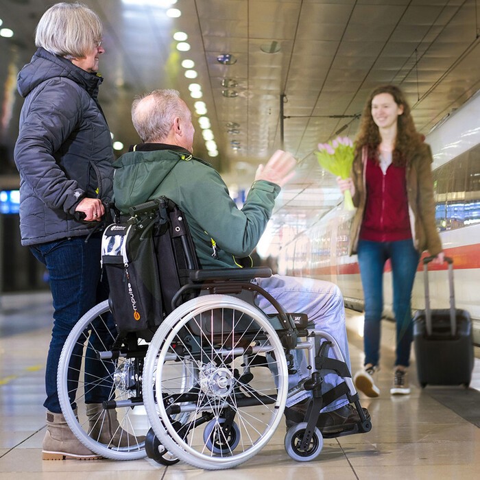 Rolstoel duwhulp Sunrise Medical Empulse R20 - Lichtgewicht en zeer compact