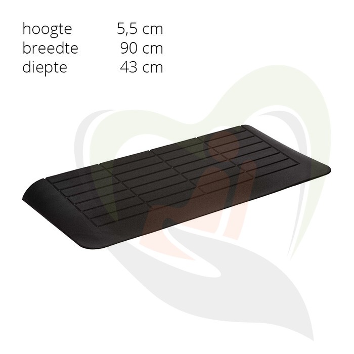 Comfortline drempelhulp rubber - diverse hoogtes