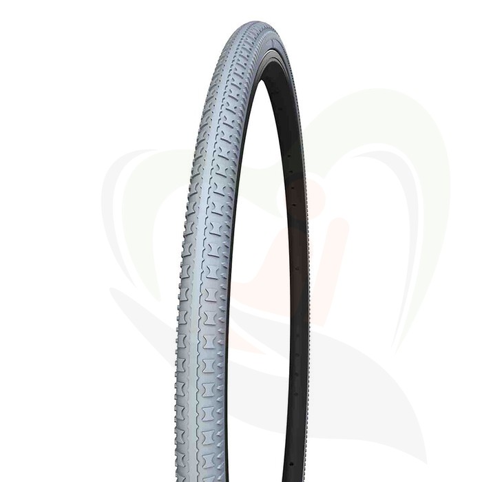 Massieve rolstoelband 24 inch -  24x1 (25-540) grijs - blokprofiel allrounder
