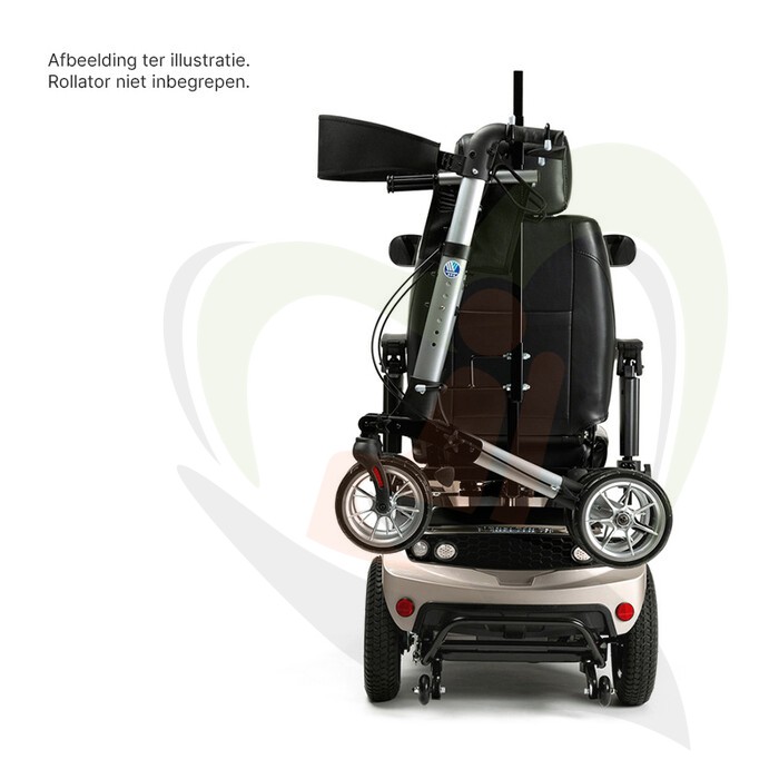 Rollatorhouder universeel - Montage onder stoel aansluiting (25x25 mm)