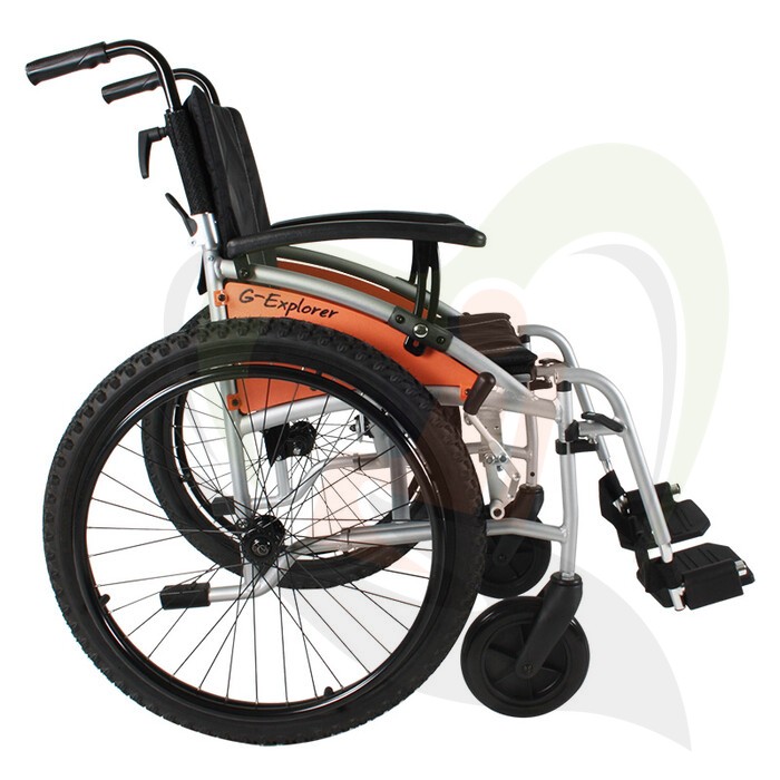 Rolstoel Excel G-Explorer - eropuit met een offroader - zitbreedte 45 cm