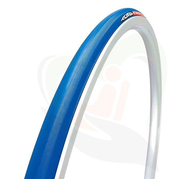 Rolstoel anti-lek tubeless band 25 inch voor zaalsporten 25x1 (21-559) blauw TUFO 12-16 bar