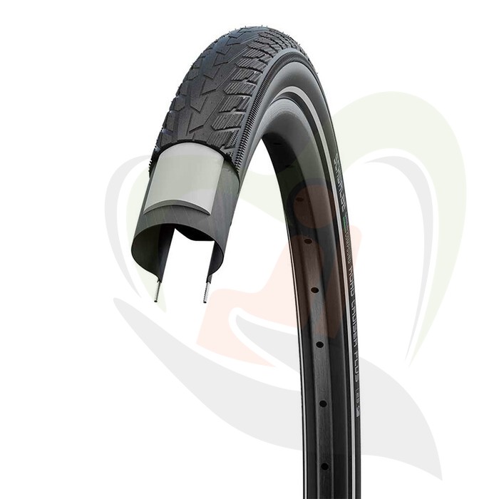Rolstoel anti-lek buitenband Schwalbe 20 inch - 20x1.75 (47-406) zwart - extra brede band
