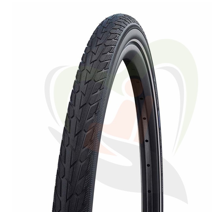 Rolstoel anti-lek buitenband Schwalbe 24 inch - 24x1.75 (47-507) zwart - offroad band met reflectie