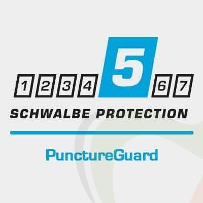 Rolstoel anti-lek buitenband Schwalbe 26 inch - 26x1.75 (47-559) zwart - brede band met reflectie