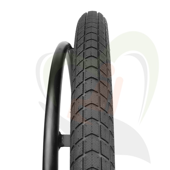 Rolstoelwiel 24 inch met hoepel & offroad luchtband (24x2.15) zwart - (links) asdikte 12.7 mm