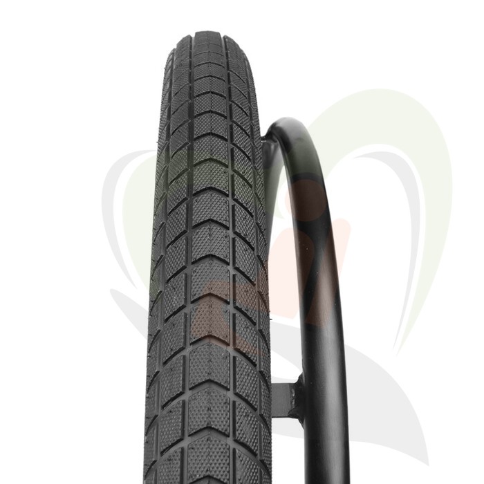 Rolstoelwiel 24 inch met hoepel & offroad luchtband (24x2.15) zwart - (rechts) asdikte 12 mm