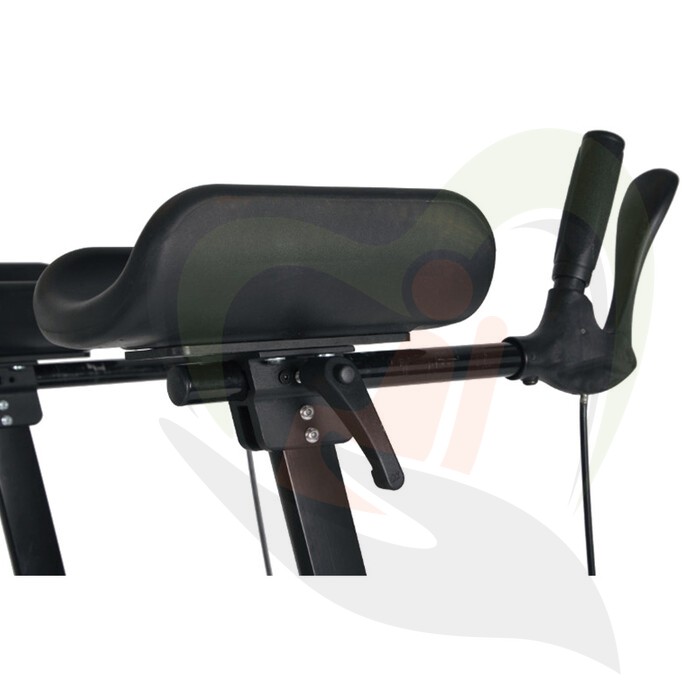 Rollator Mobilex Tiger - Antraciet - Standaard grip wiel