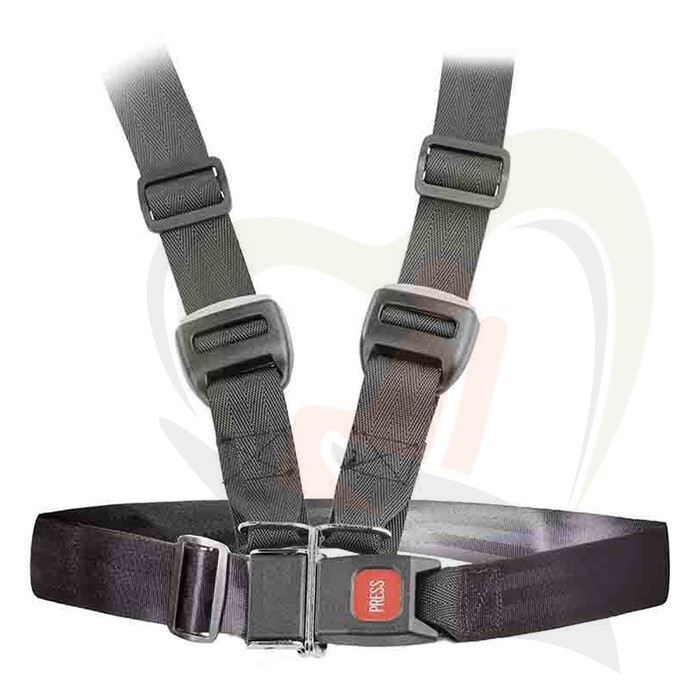 Schoudergordel (4-punts) band 40 mm met verstelbare heupgordel