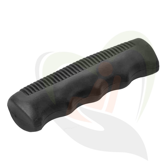 Set handvatten (2st) PVC Lamel - tbv buisdiameter 22mm - zwart