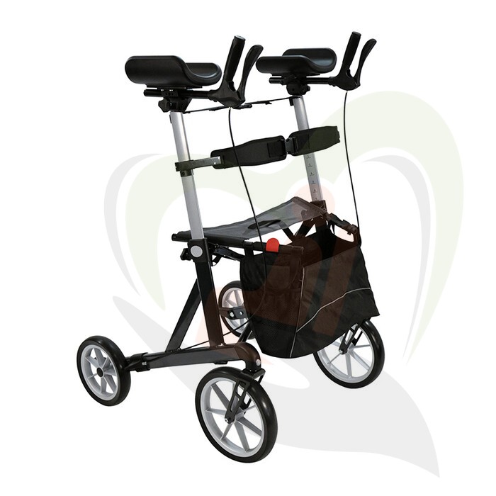 Rollator Mobilex Tiger Outdoor met onderarmschalen - Grote soft wielen