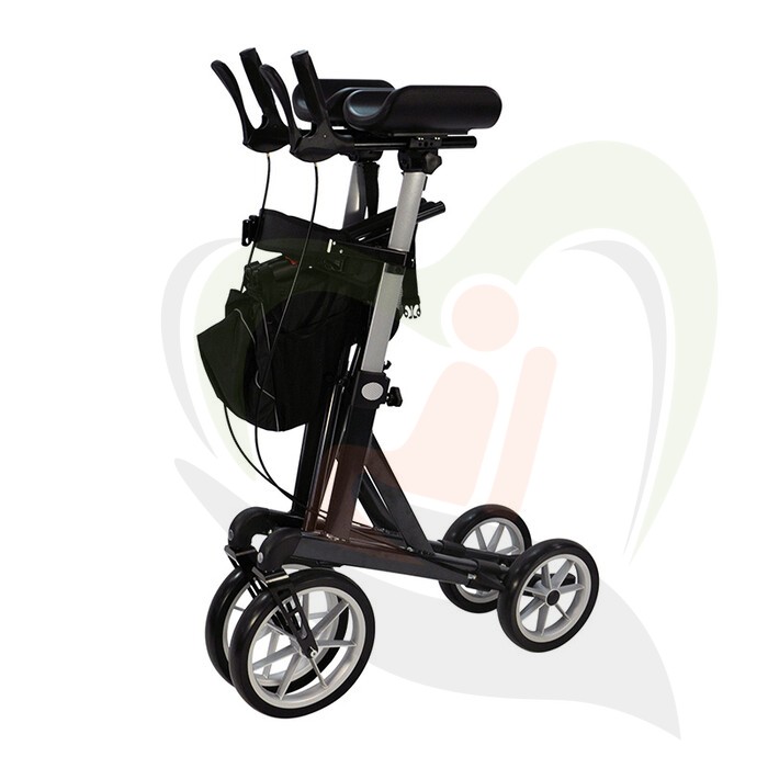 Rollator Mobilex Tiger Outdoor met onderarmschalen - Grote soft wielen
