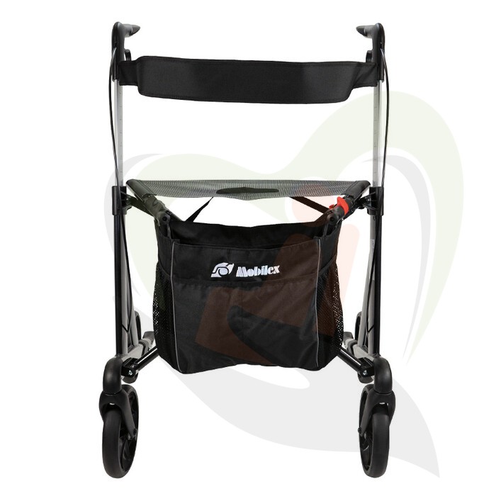Rollator Mobilex Buffalo HD - Lichtgewicht aluminium frame, belastbaar tot 200 kg