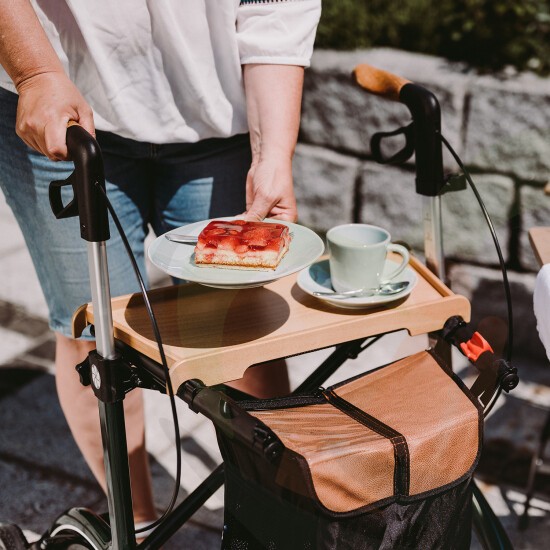 Dienblad voor Saljol rollator