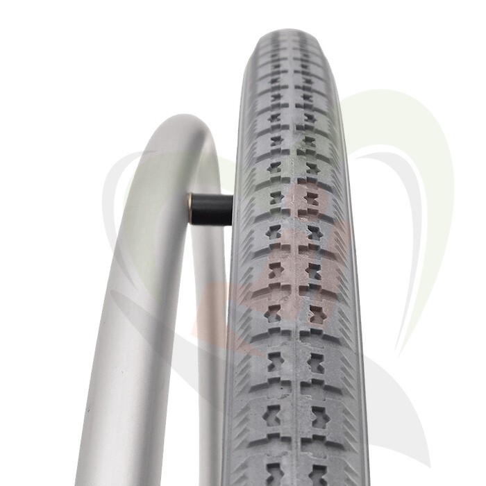 Rolstoelwiel compleet - 24x1 3/8 standaard - per stuk