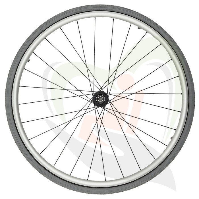Rolstoelwiel compleet - 24x1 3/8 standaard - per stuk
