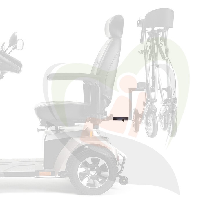 Adapter/Verlengstuk type 1 - Verlenging 25x25 mm aansluiting onder scootmobiel stoel