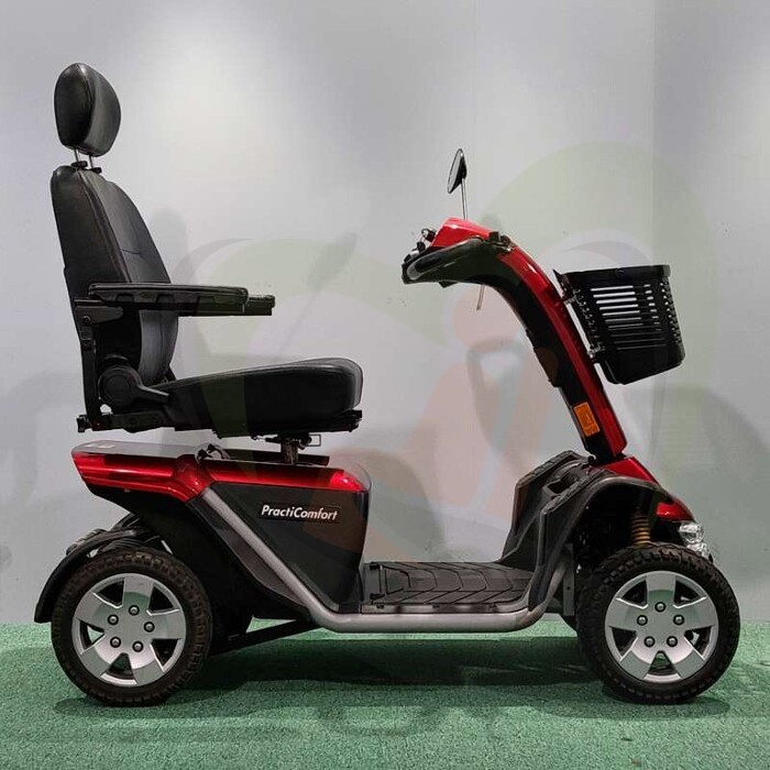 Tweedehands scootmobiel - Practicomfort Hurricane 4-wiel - rood