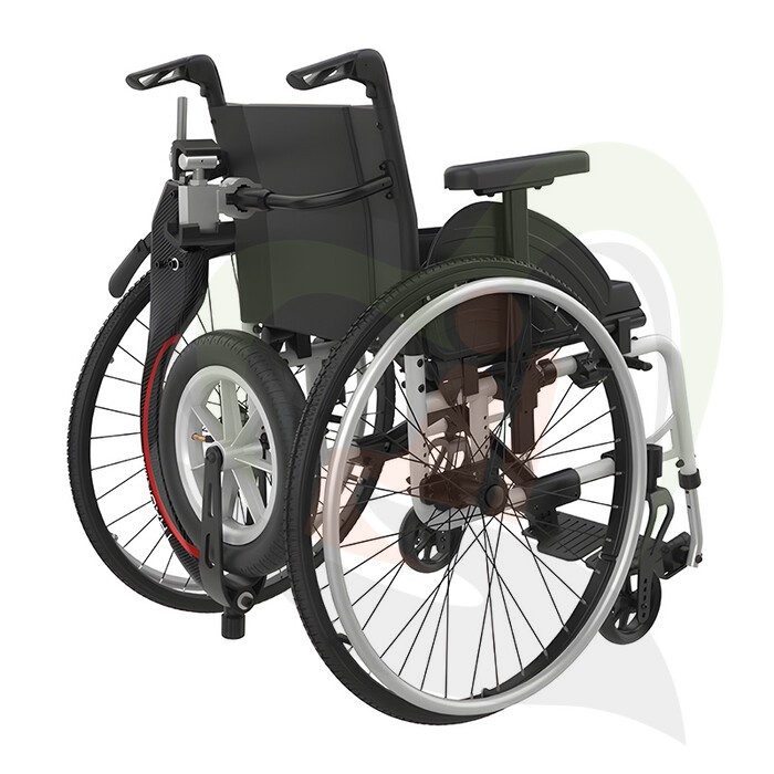 Ophangpunt achterzijde voor TrackWheel / voorzetwiel voor actieve rolstoelen