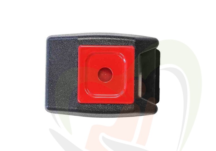 Pensluiting metaal (rode knop)