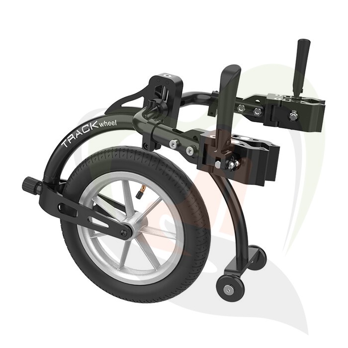 Trackwheel Double Arm (ALU) voorzetwiel voor actieve rolstoel - aluminium uitvoering