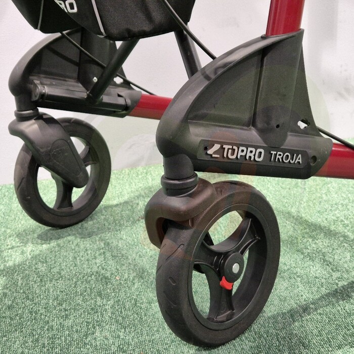 Tweedehands rollator - Topro Troja 2G - IBS - geruite tas