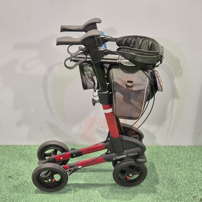 Tweedehands rollator - Topro Troja 2G - IBS - geruite tas