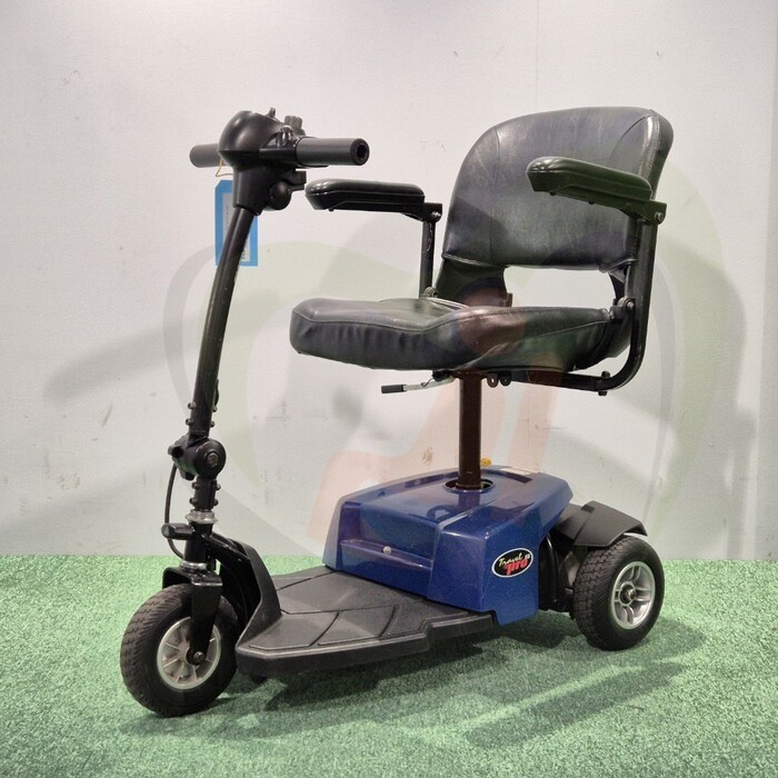 Tweedehands scootmobiel - Pride Travel Pro ES 3-wiel blauw