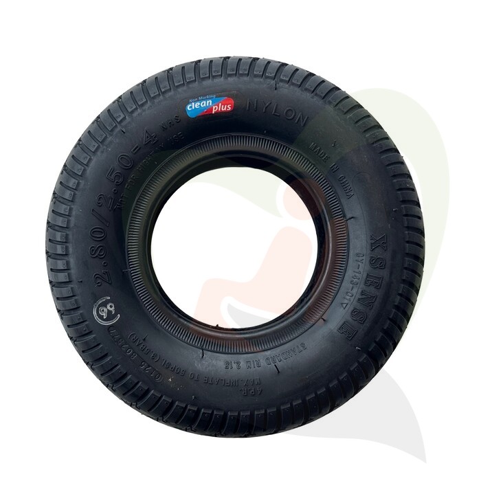 Scootmobiel buitenband 2.80/2.50-4 (230x65) XSense zwart NonMarking - ook voor 9x3.00-4 C-907