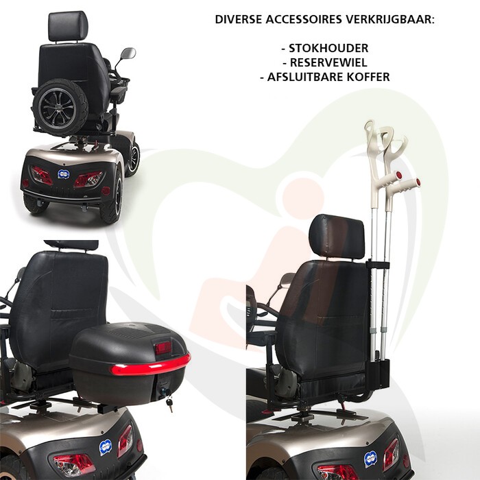 DUO Scootmobiel Vermeiren Carpo Limo - 2-persoons uitvoering