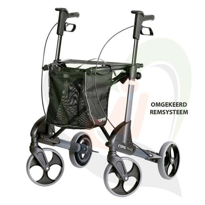 Rollator Topro Neuro - Parkinson model met omgekeerd remsysteem