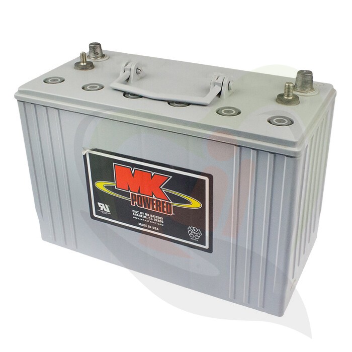 Scootmobiel accu MK GEL 12V-97,6Ah SAE + STUD