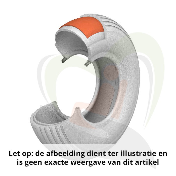 Scootmobiel buitenband anti-lek 3.00-10 (350x100) IMPAC grijs highway profiel
