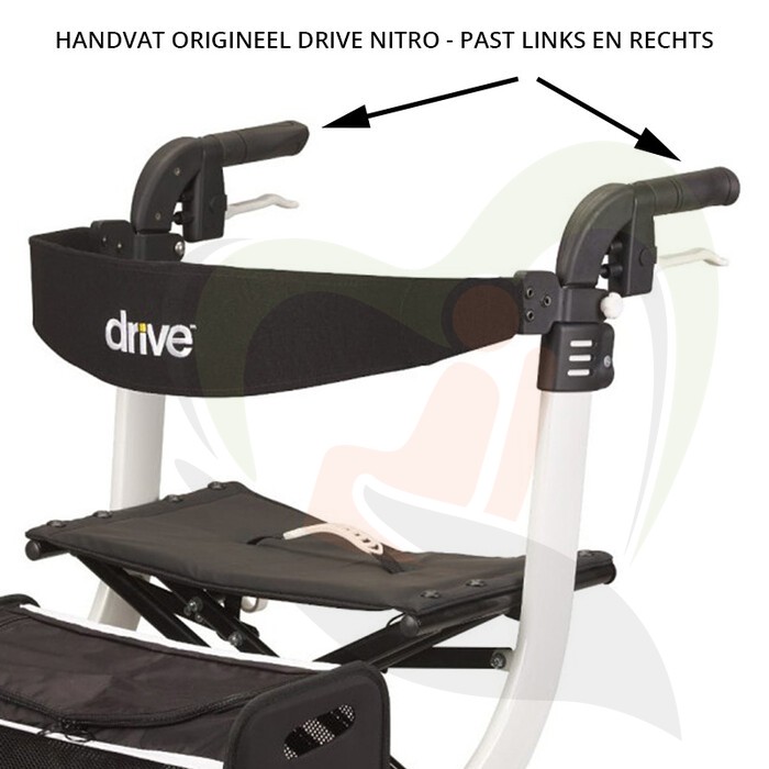 Handvat origineel voor Drive Nitro / Medipoint Travixx rollator per stuk