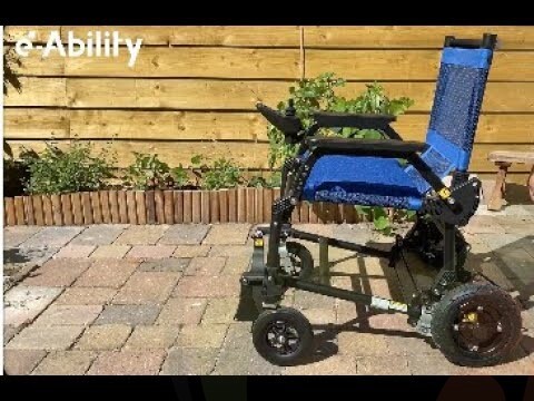 Elektrische rolstoel e-Ability - Splitrider met joystick besturing - eenvoudig opvouwbaar