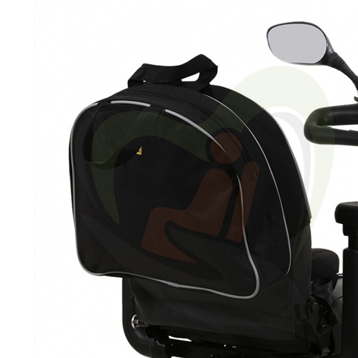 Scootmobiel rugleuningtas voor opvouwbare scootmobielen - Zwart