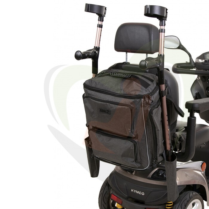 Splash Torba Luxe rolstoel & scootmobieltas - grijs/zwart
