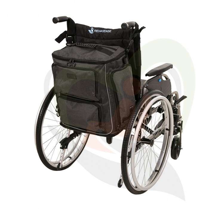 Splash Torba Luxe rolstoel & scootmobieltas - grijs/zwart