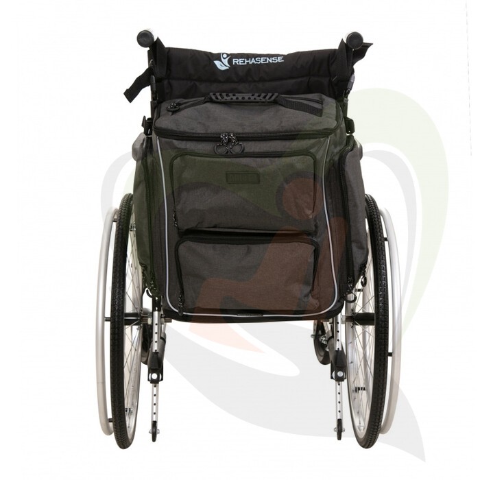 Splash Torba Luxe rolstoel & scootmobieltas - grijs/zwart