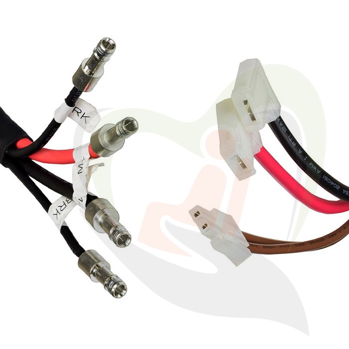 Pride GoGo connector motor en motorrem - male SC40E/44E